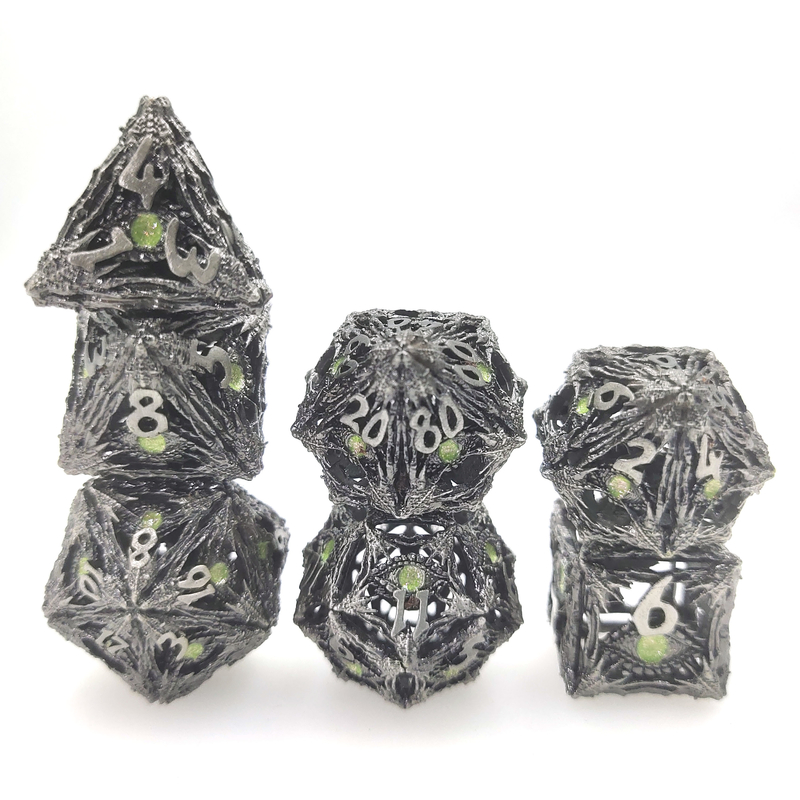 Shadow Run Dungeons and Dragons RPG için Taşınabilir Zar Aşınmaya Dayanıklı Kenar Reçinesi