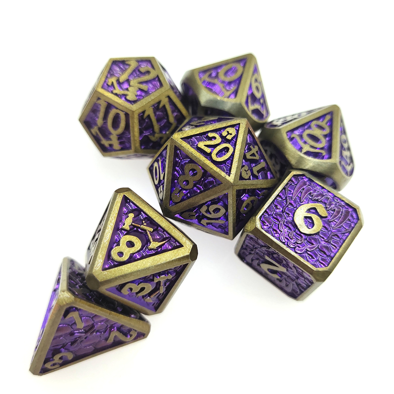Mini RPG Zar 7 Parça Tiny Polyhedral Set sihirli toplama çipi Zar Setleri