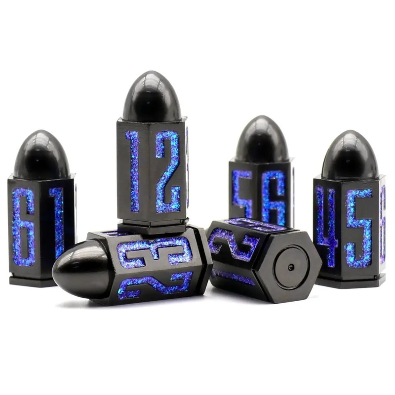 D6 Kurşun Metal Dice Set 6 Pcs 6 Dnd Zindanlar için Rpg Warhammer Shadowrun Dice