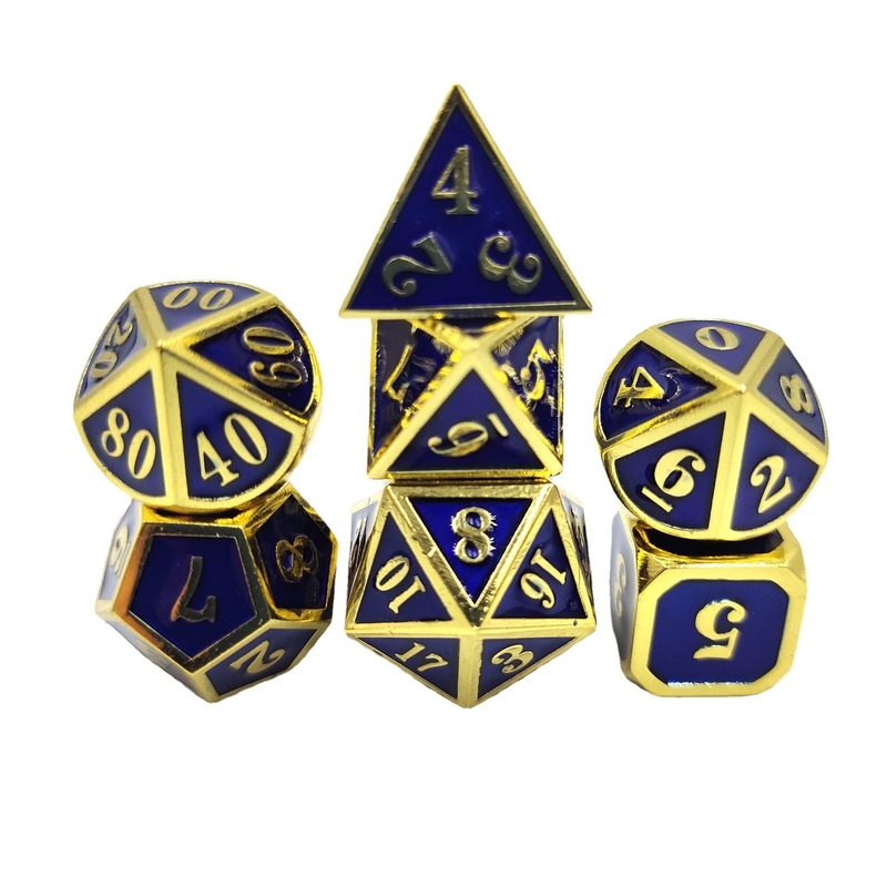 DND RPG Mini Metal Dice Koşu Grup Oyunu Masa Oyunları Çoklu Yüz