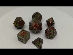 Polyhedron Black Metal DND Zar Sağlam Toksik Olmayan Yüksek Sıcaklık