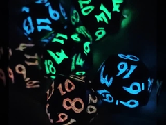 Fantezi Metal Zar Seti Çok Yüzlü Zar Hafif Keskin Kenarlı Dcc Zar