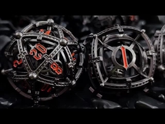 Ses boncukları boş metal zarlar DND ejderha ve zindan COC