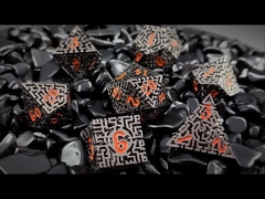 Labirent boş metal zar DND ejderha ve zindan COC