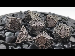 Ok boş metal zar DND ejderha ve zindan COC