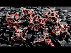 İskelet boş metal zar DND ejderha ve zindan COC